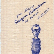 Grzegorz Ziółkowski, caricature