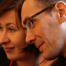Iwona Gutowska and Grzegorz Ziółkowski, the Grotowski Year 2009, Wrocław, photo Francesco Galli Iwona Gutowska and Grzegorz Ziółkowski, the Grotowski Year 2009, Wrocław, photo Francesco Galli