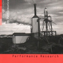 On Performatics, a special issue of Performance Research, vol. 13, 2008 nr 2 (June), ed. Richard Gough and Grzegorz Ziółkowski On Performatics, a special issue of Performance Research, vol. 13, 2008 nr 2 (June), ed. Richard Gough and Grzegorz Ziółkowski