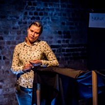 Magda Musiał, Etiudy teatralne, podsumowanie, 24 stycznia 2017. Fot. Maciej Zakrzewski Magda Musiał, Etiudy teatralne, podsumowanie, 24 stycznia 2017. Fot. Maciej Zakrzewski