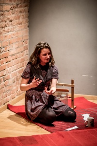 Paulina Wawrzynowicz, Etiudy teatralne, podsumowanie, 24 stycznia 2017. Fot. Maciej Zakrzewski