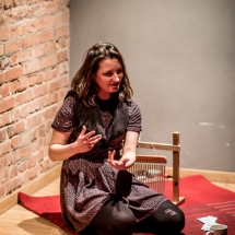 Paulina Wawrzynowicz, Etiudy teatralne, podsumowanie, 24 stycznia 2017. Fot. Maciej Zakrzewski Paulina Wawrzynowicz, Etiudy teatralne, podsumowanie, 24 stycznia 2017. Fot. Maciej Zakrzewski