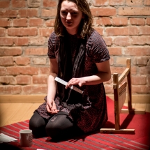 Paulina Wawrzynowicz, Etiudy teatralne, podsumowanie, 24 stycznia 2017. Fot. Maciej Zakrzewski Paulina Wawrzynowicz, Etiudy teatralne, podsumowanie, 24 stycznia 2017. Fot. Maciej Zakrzewski