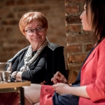 Prof. Dobrochna Ratajczakowa i dr Magdalena Hasiuk. Fot. Maciej Zakrzewski Prof. Dobrochna Ratajczakowa i dr Magdalena Hasiuk. Fot. Maciej Zakrzewski